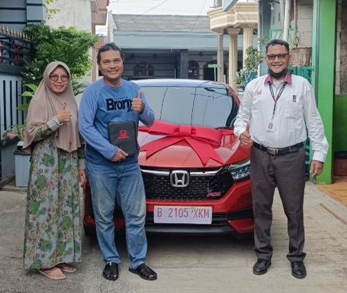 Delivery Honda Brio RS two tone