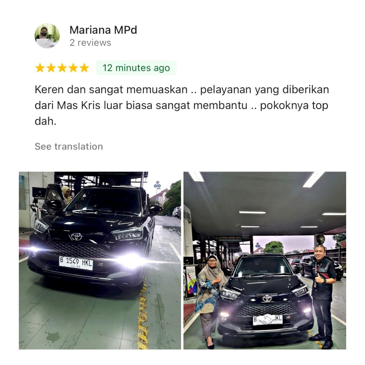 Review Pelanggan
