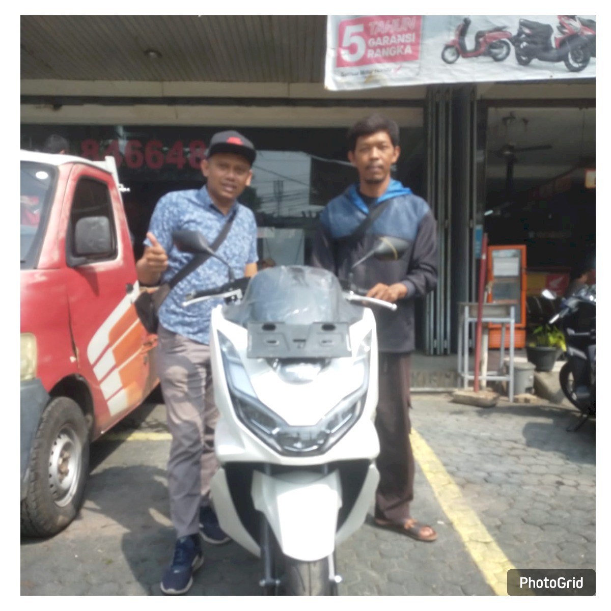 Serah terima unit PCX