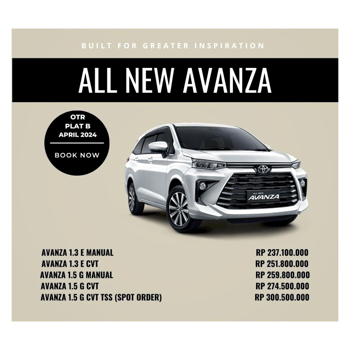 All New Avanza