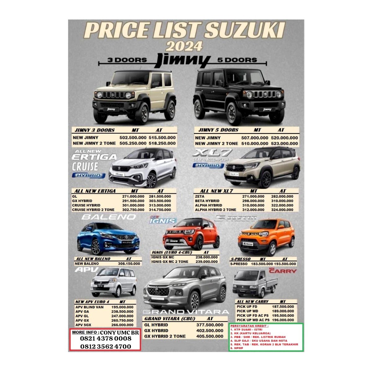 Suzuki Harga Special