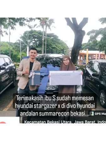 serah terima unit Hyundai Stargazer