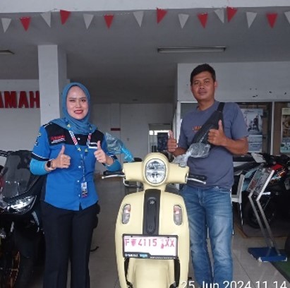 Serah Terima Unit Yamaha Fazzio