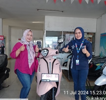 Serah Terima Unit Yamaha Filano