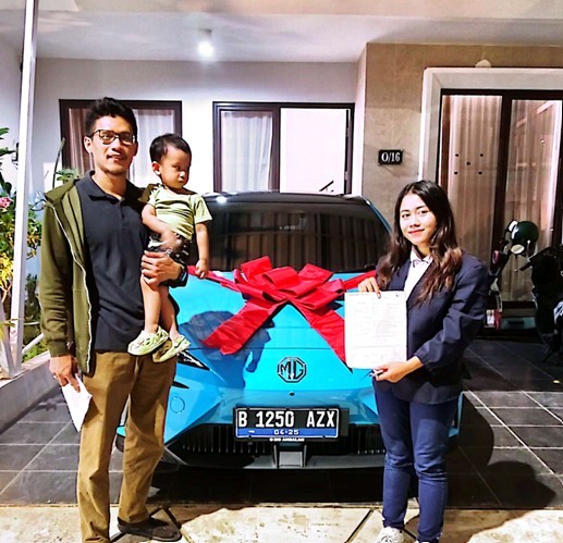 Serah terima unit MG