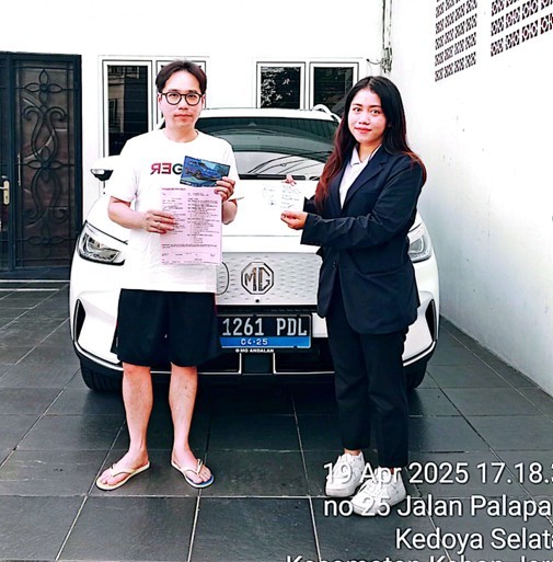 Serah Terima Unit MG