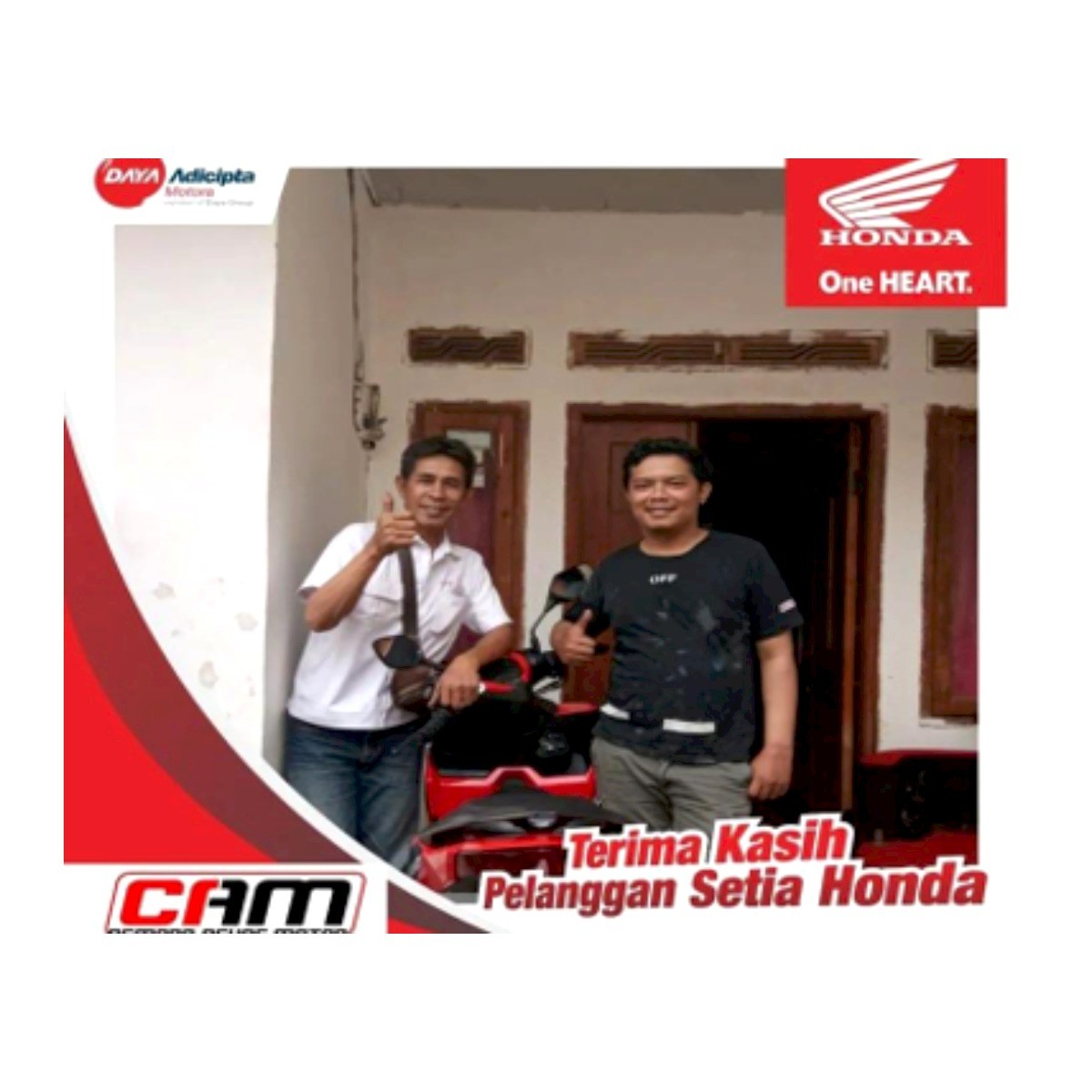 Delivery Honda Vario 125 CBS Red