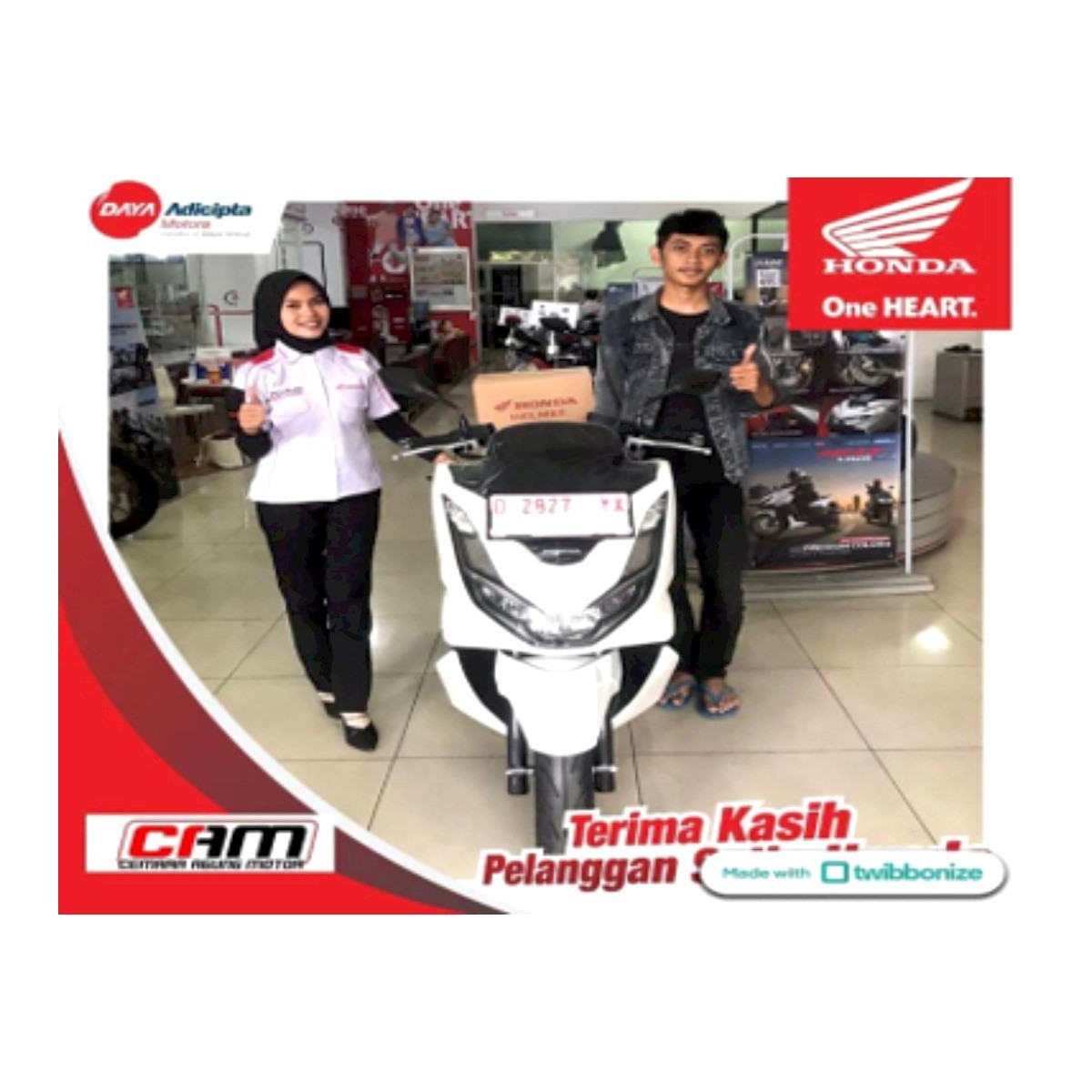 Delivery Honda PCX 160 CBS White