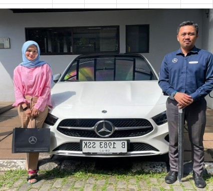 Serah terima Unit Mercedes-Benz A20