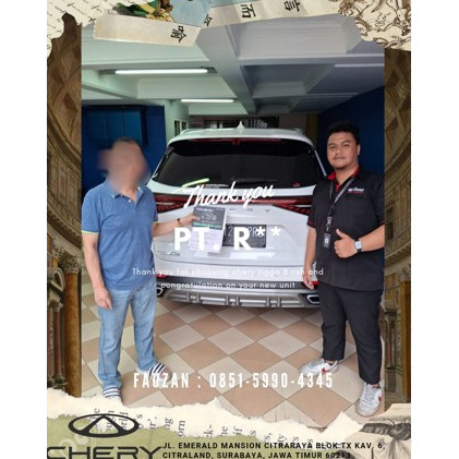 Serah Terima Unit Chery Tiggo 8 CSH