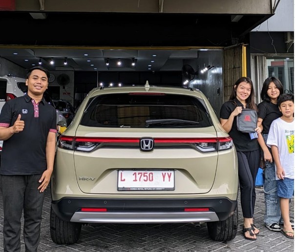 Serah Terima Unit Honda HRV Surabay