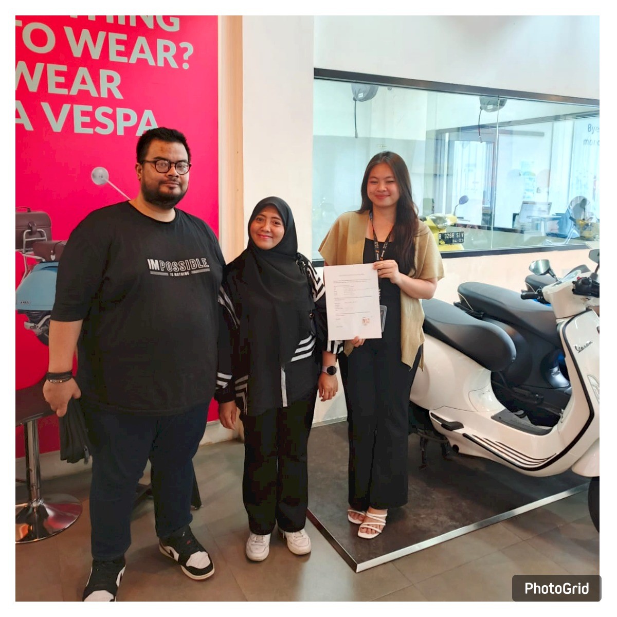 Serah Terima Unit Vespa