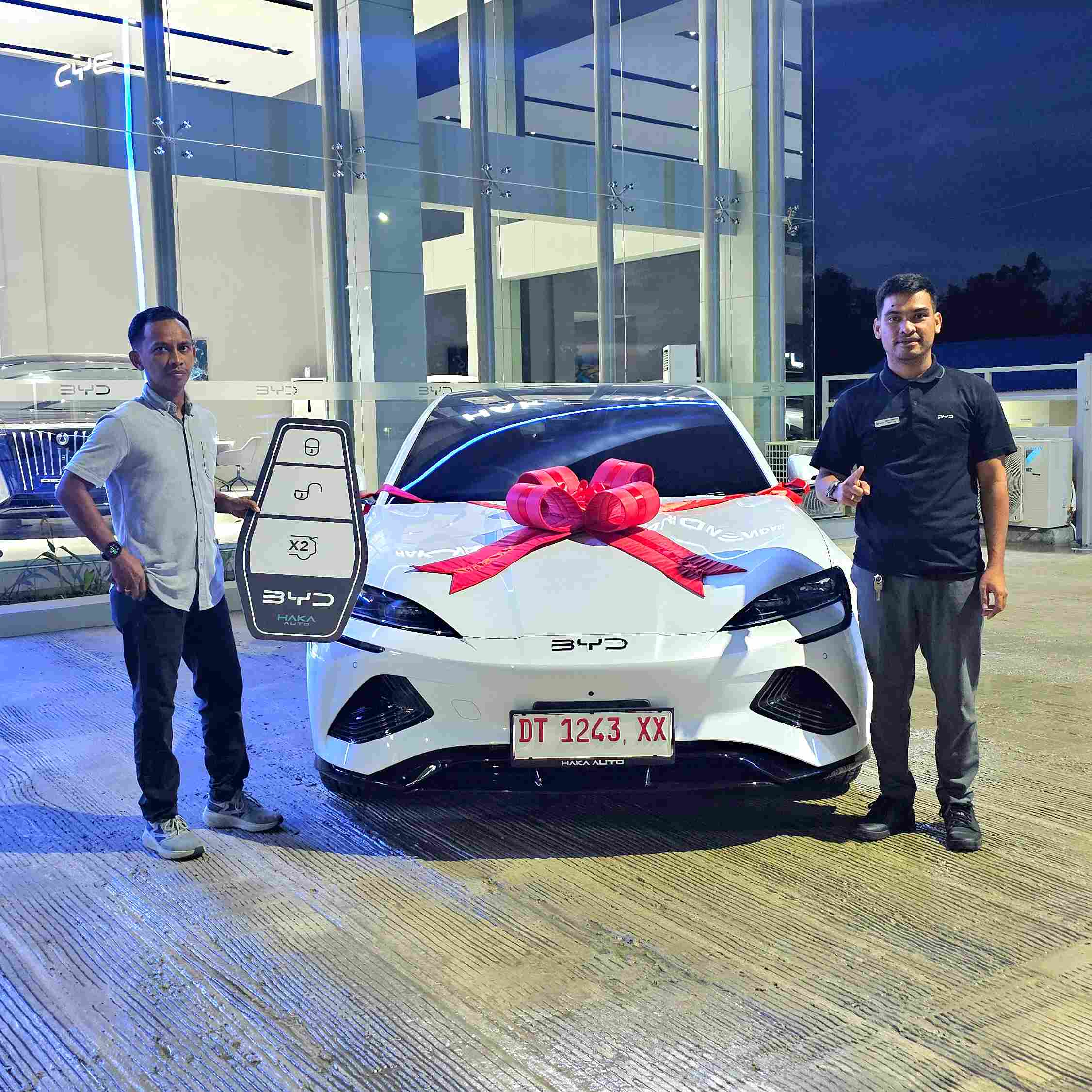 Serah terima unit BYD Seal