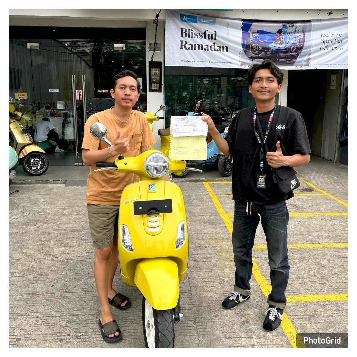 Serah Terima Unit Vespa