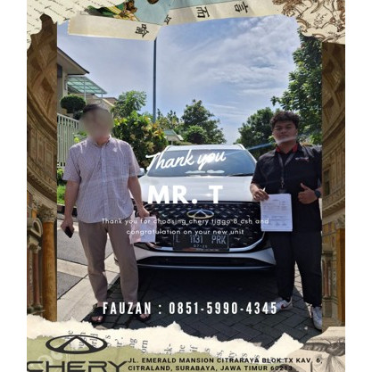 Serah Terima Unit Chery Tiggo 8 CSH