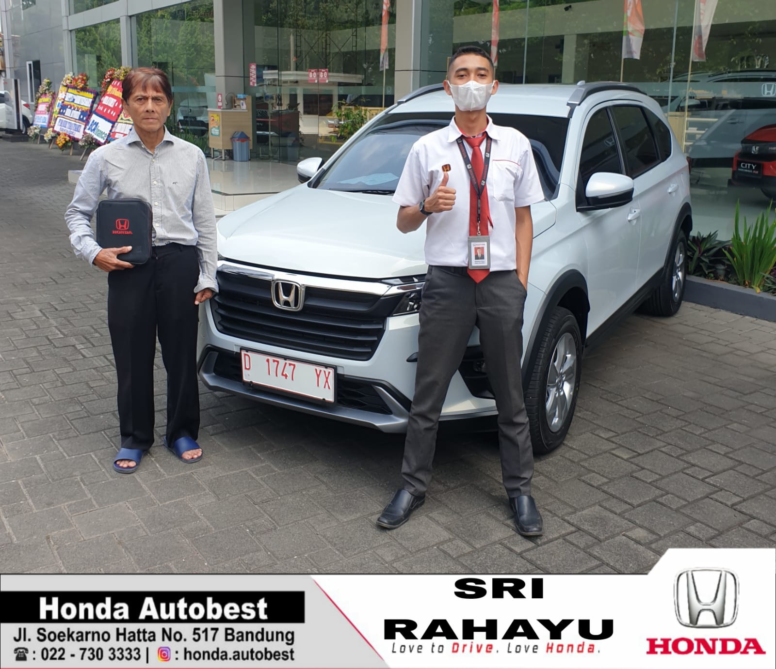 Moment Delivery Honda BRV E CVT