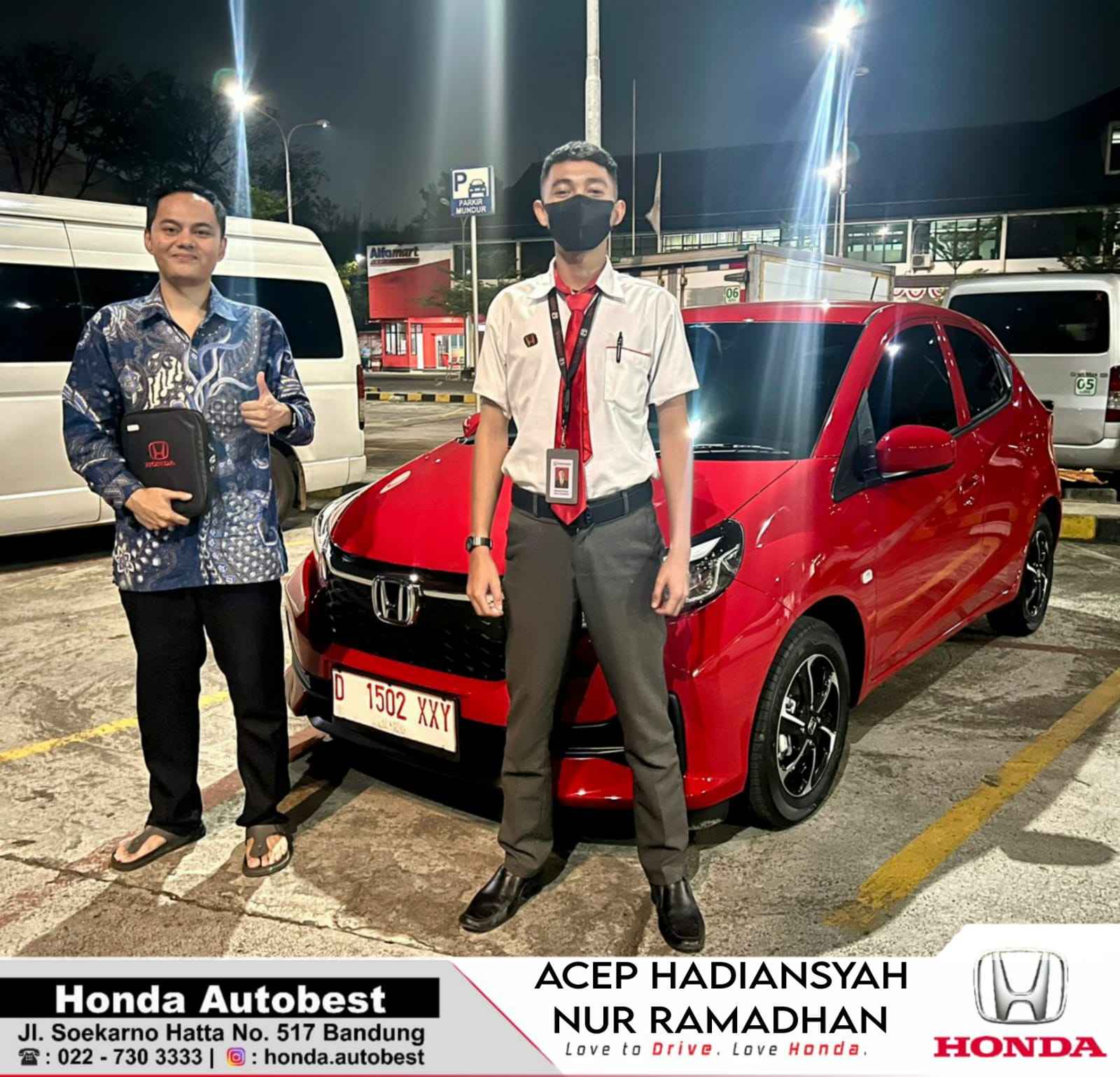 Delivery  Honda Brio E CVT