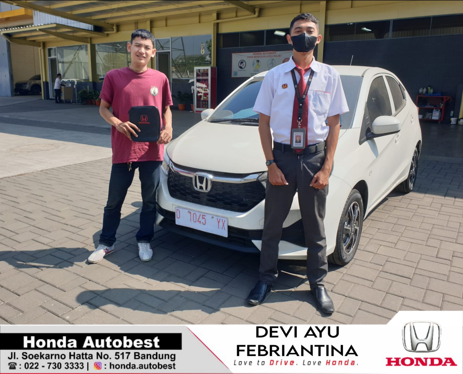 Delivery Honda Brio E CVT