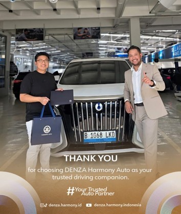 Serah terima unit  Denza D9 