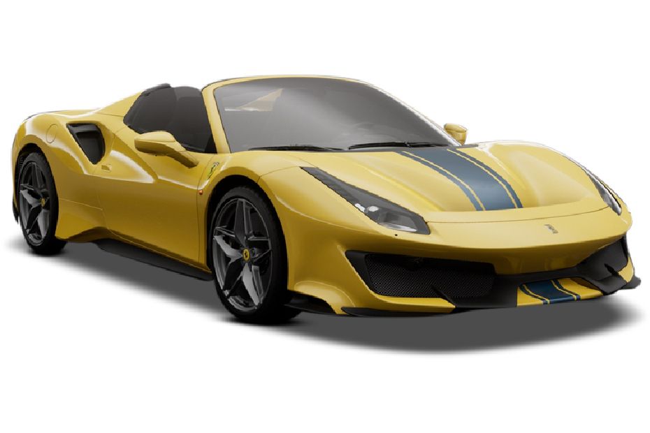 Ferrari 488 Pista Spider Yellow