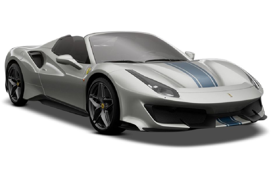 Ferrari 488 Pista Spider Silver