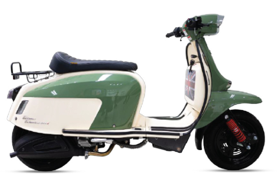 Scomadi Turismo Technica 200W White Grey Scomadi Turismo Technica 200W White Grey