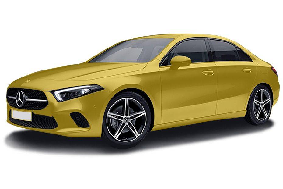 Mercedes Benz A-Class Sedan Yellow