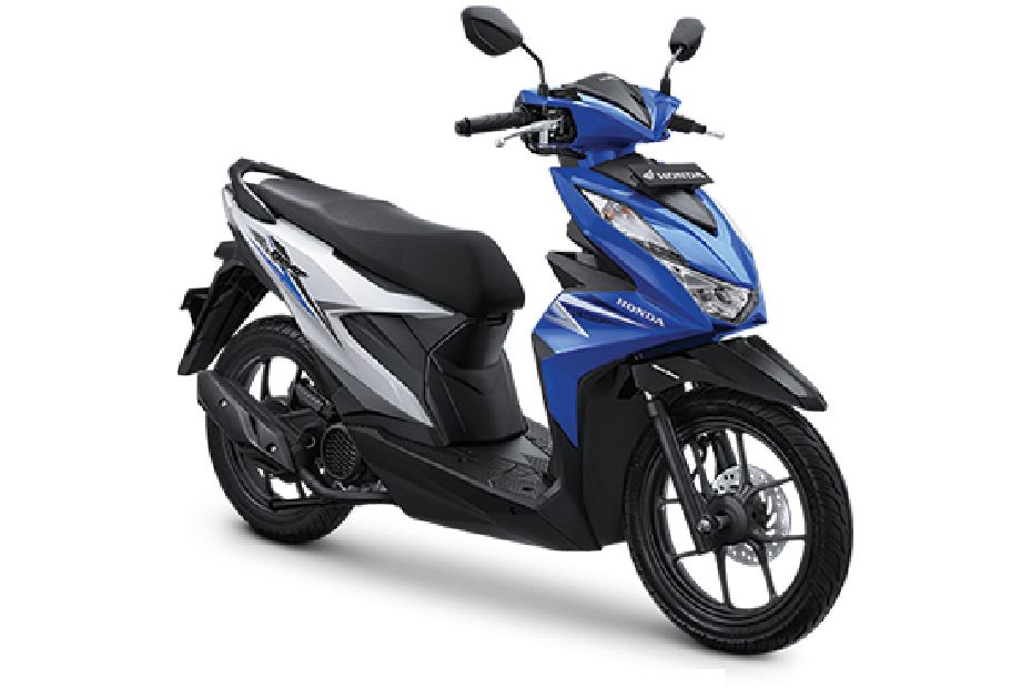 Honda Beat Tecno Blue White Honda Beat Tecno Blue White
