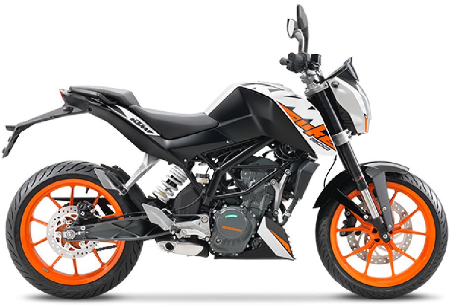 KTM Duke 200 White KTM Duke 200 White