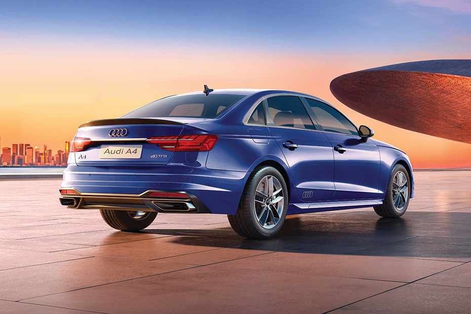 Audi A4 Rear Angle View A4 Rear angle view