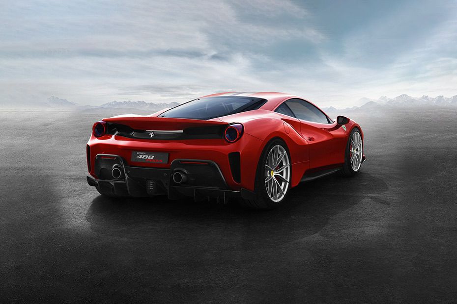 Tampak belakang 488 Pista