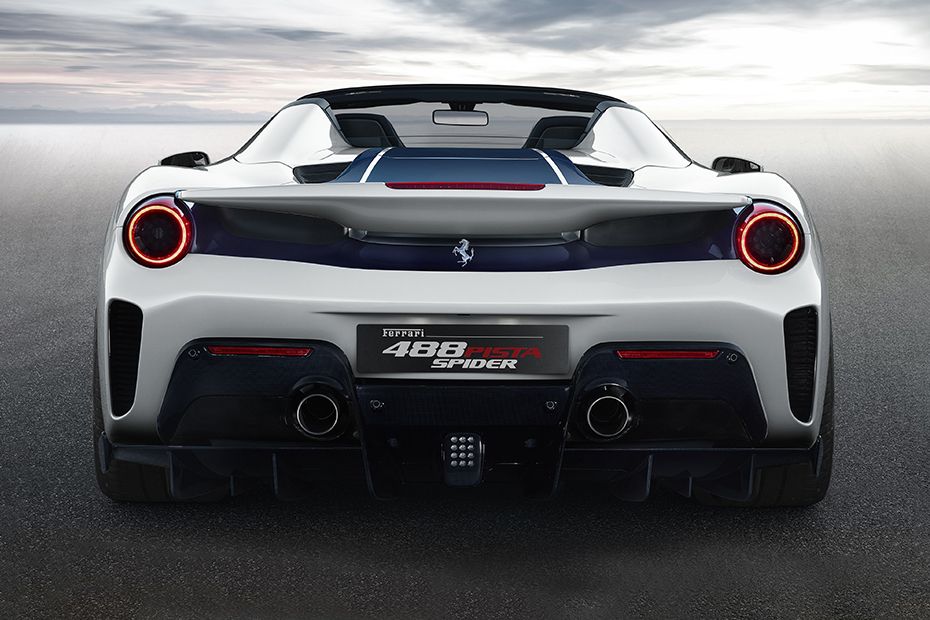 Tampak belakang 488 Pista Spider