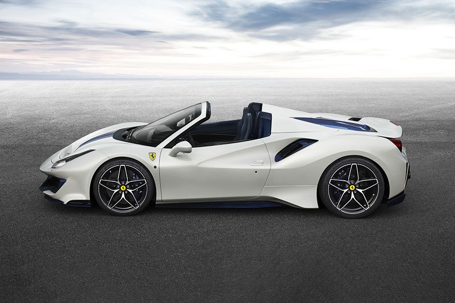 Tampak samping 488 Pista Spider