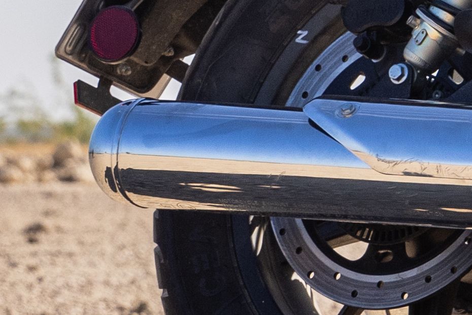 Royal Enfield Super Meteor 650 Exhaust View