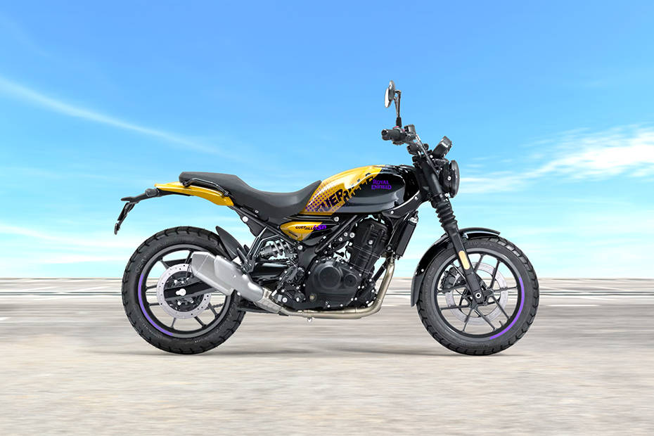 Royal Enfield Guerrilla 450 Right Side Viewfull Image Royal Enfield Guerrilla 450 Right Side Viewfull Image