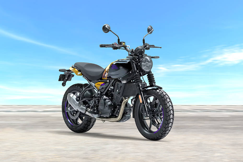 Royal Enfield Guerrilla 450 Slant Rear View Full Image Royal Enfield Guerrilla 450 Slant Rear View Full Image