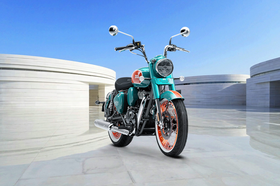 Tampak depan serong atas Royal Enfield Goan Classic 350