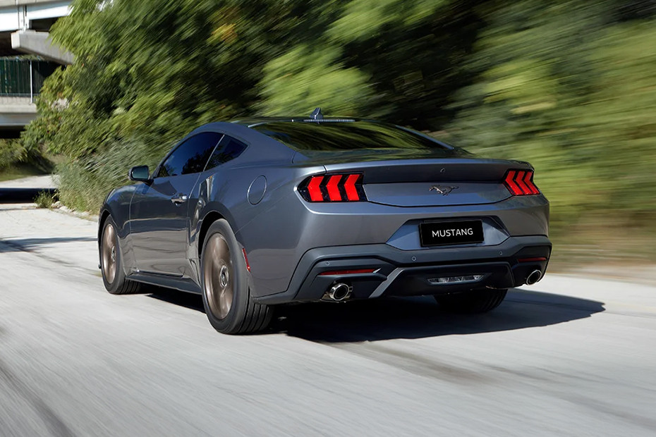 Ford Mustang Rear Medium View Rear Medium View of Ford Mustang