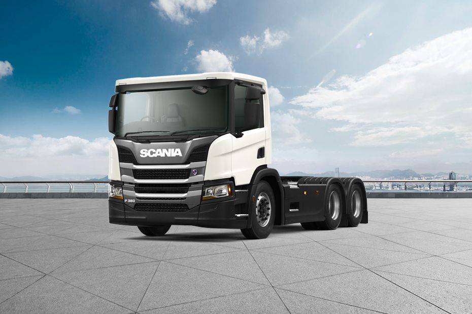 Scania P410-A6X4 Tampak Depan Bawah