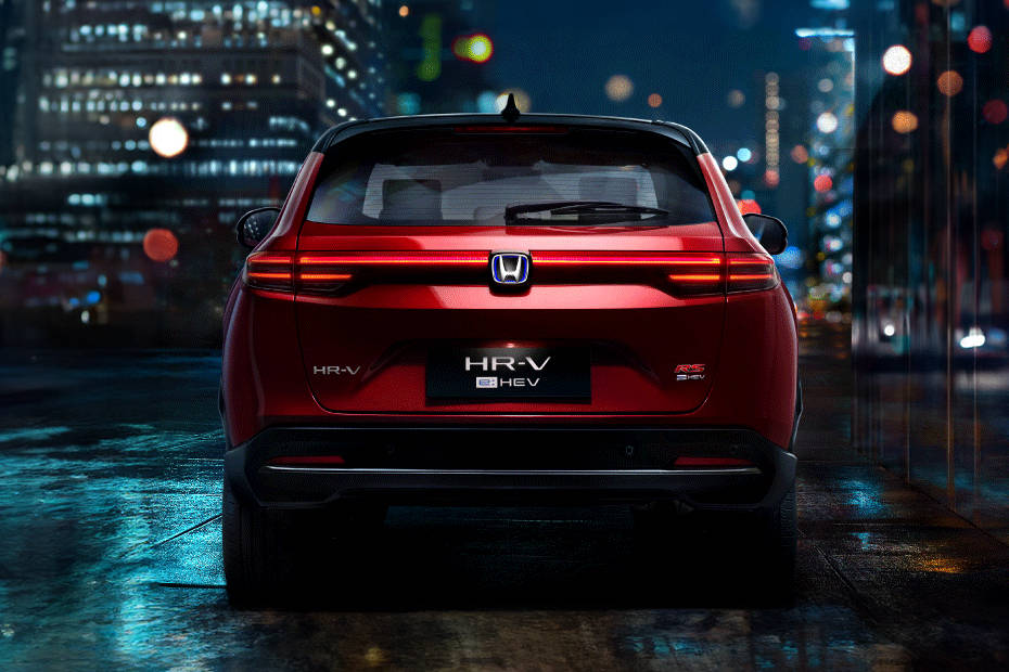 Full Rear View of Honda HRV Full Rear View of Honda HRV