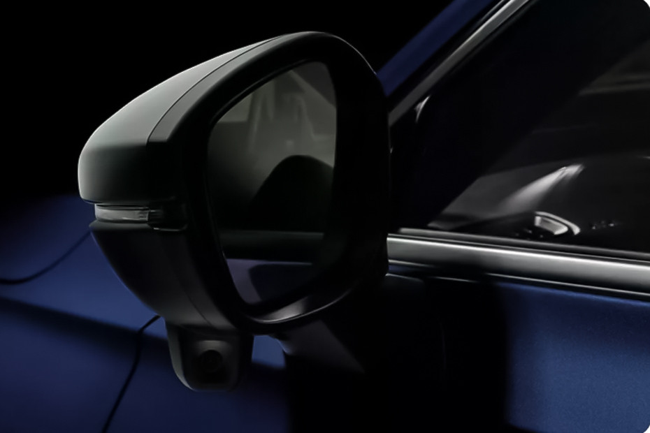 Honda Civic RS Drivers Side Mirror Rear Angle Honda Civic RS Drivers Side Mirror Rear Angle