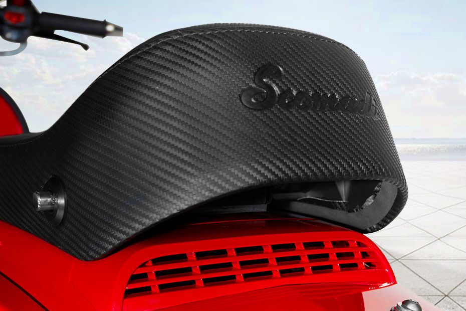 Scomadi Turismo Technica 200W Rider Seat View Scomadi Turismo Technica 200W Rider Seat View