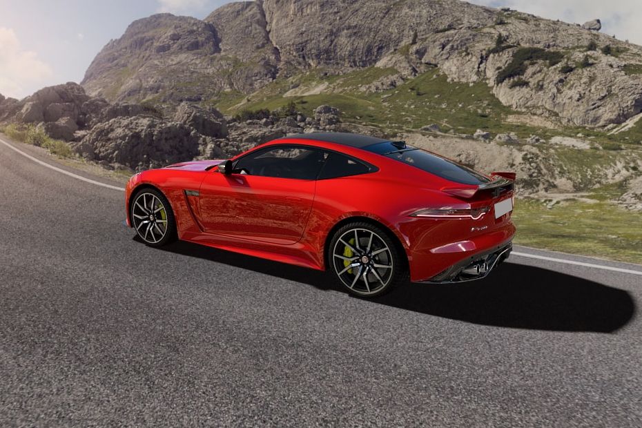Tampak belakang serong F Type Tampak belakang serong F Type