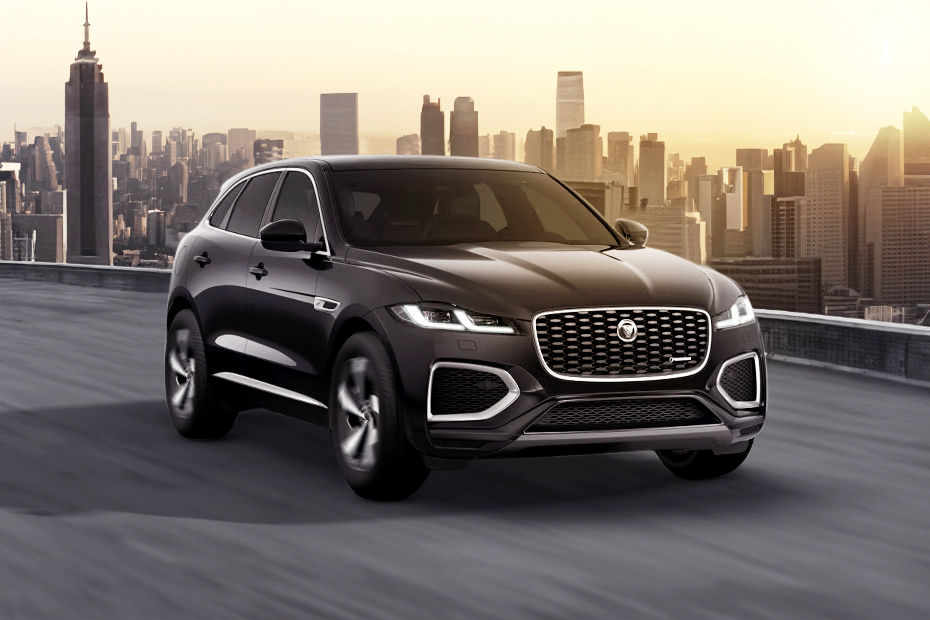 F PACE Front angle low view