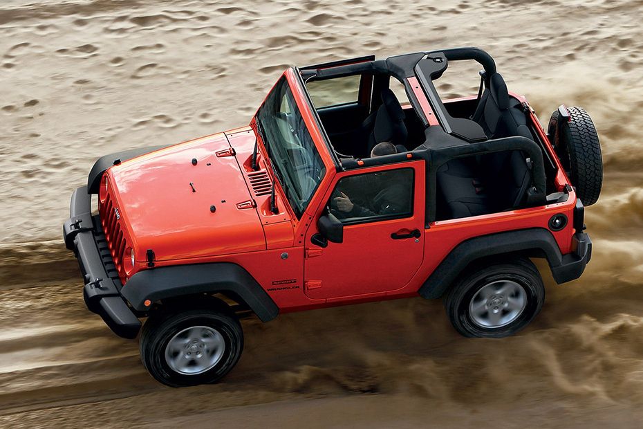 Jeep Wrangler (2016-2017) Top View Jeep Wrangler (2016-2017) Top View