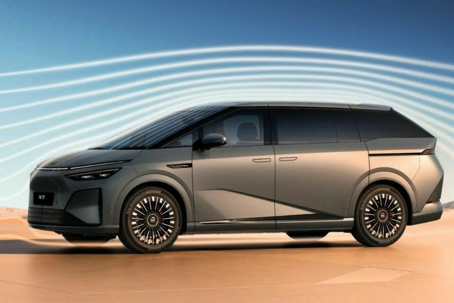 XPENG X9 Front Side View