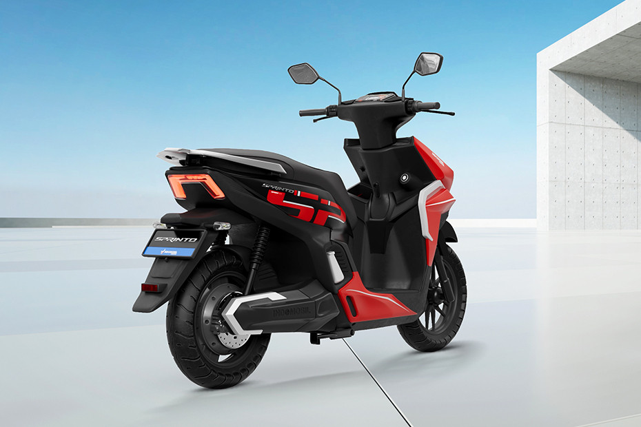 INDOMOBIL eMOTOR Sprinto Back Side View INDOMOBIL eMOTOR Sprinto Back Side View