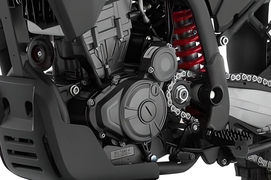 QJ Motor Tourino 250 DX Engine View