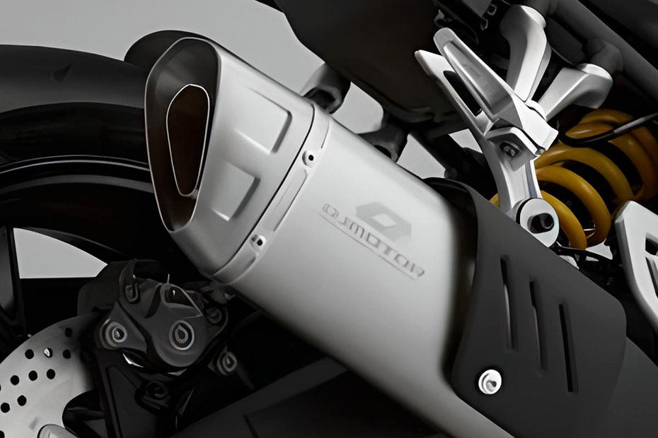 QJ Motor SRK 250 RA Exhaust View