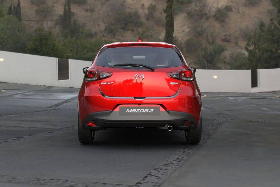 Full Rear View of Mazda 2 Full Rear View of Mazda 2